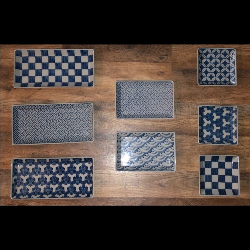 Vintage Japanese sushi tray ( 8 pieces )